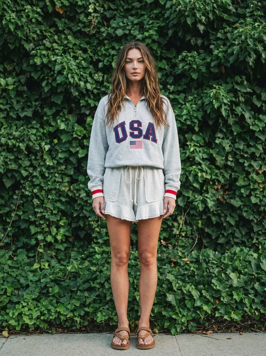 USA Half - Zip Sweatshirt - Westly