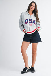 USA Half - Zip Sweatshirt - Westly