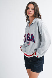 USA Half - Zip Sweatshirt - Westly
