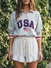 USA Half - Zip Sweatshirt - Westly