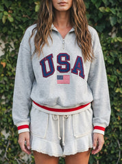 USA Half - Zip Sweatshirt - Westly