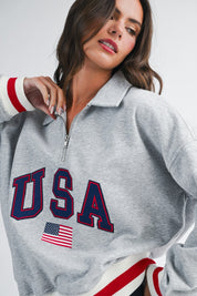 USA Half - Zip Sweatshirt - Westly