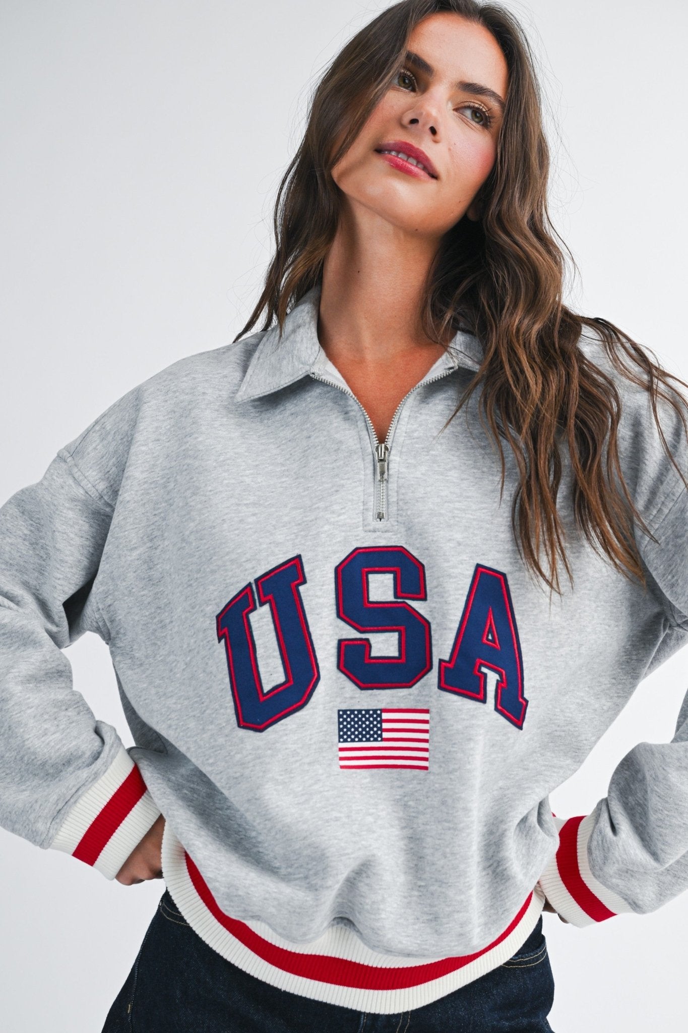 USA Half - Zip Sweatshirt - Westly