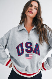 USA Half - Zip Sweatshirt - Westly
