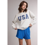 Varsity USA Polka Dot Sweatshirt - Westly