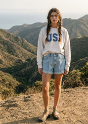 Varsity USA Polka Dot Sweatshirt - Westly