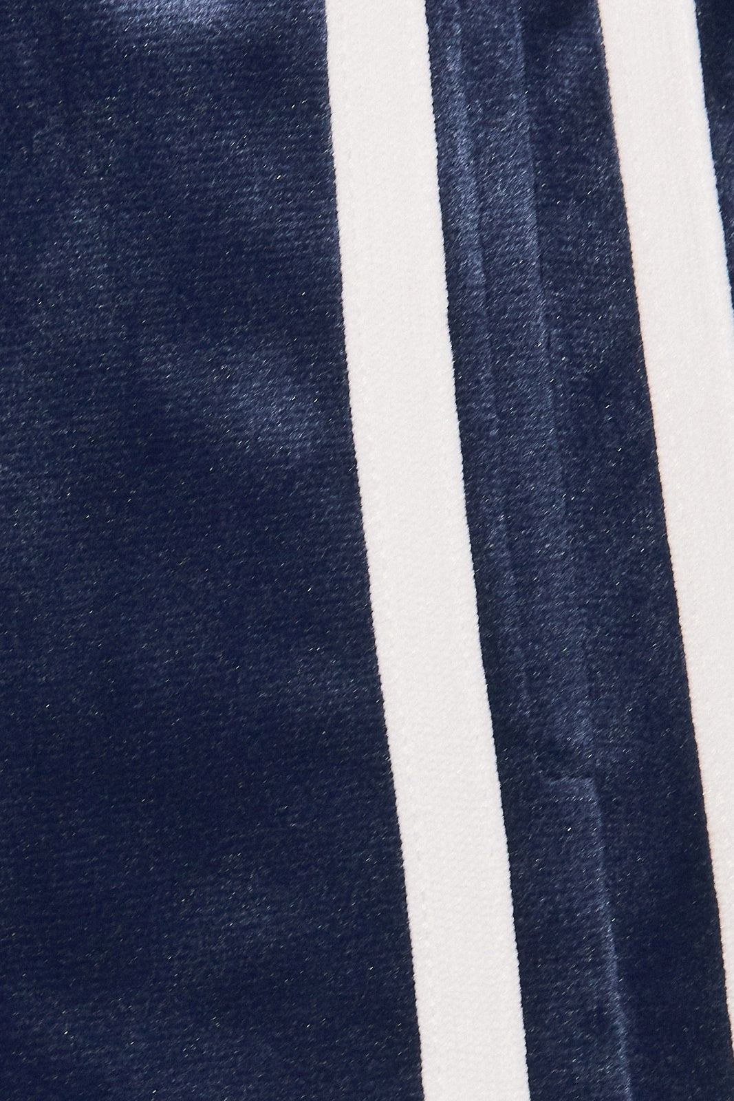 Velvet Track Side Stripe Velvet Shorts - Westly