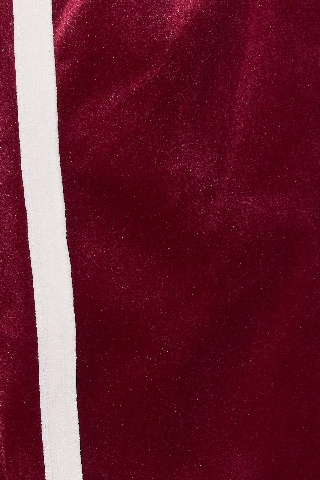 Velvet Track Side Stripe Velvet Shorts - Westly