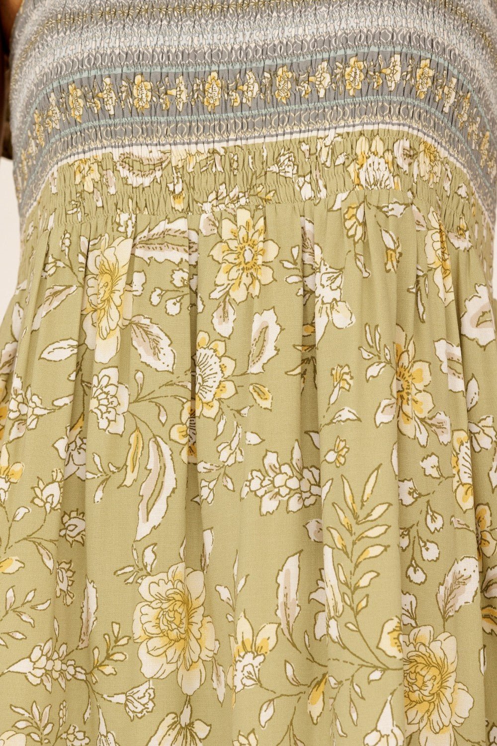 Veranda Floral Tie Strap Maxi Dress - Westly