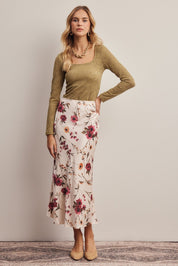 Vesper Floral Lace Square Neck Top - Westly