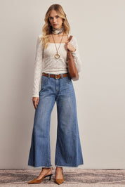 Vesper Floral Lace Square Neck Top - Westly