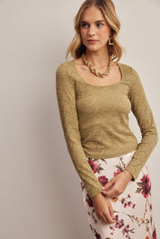 Vesper Floral Lace Square Neck Top - Westly