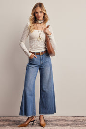 Vesper Floral Lace Square Neck Top - Westly