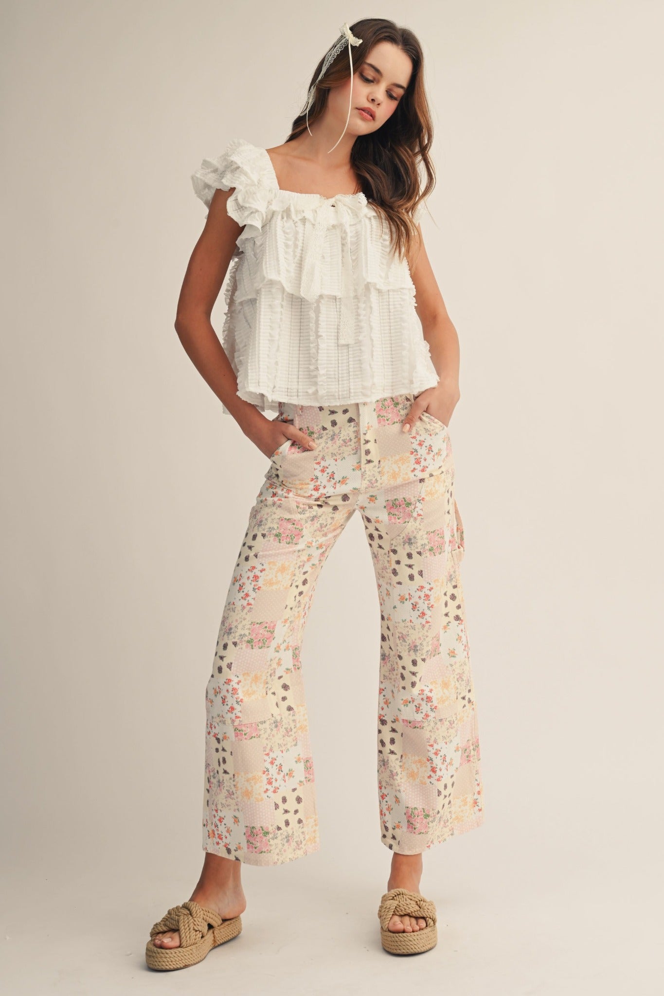 Victoria Ruffled Pleated Blouse - Westly