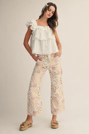 Victoria Ruffled Pleated Blouse - Westly