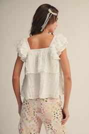 Victoria Ruffled Pleated Blouse - Westly
