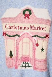 Village Square Christmas Market Knit Sweater - Westly