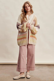 Viv Rainbow Hand-Crochet Cardigan - Westly
