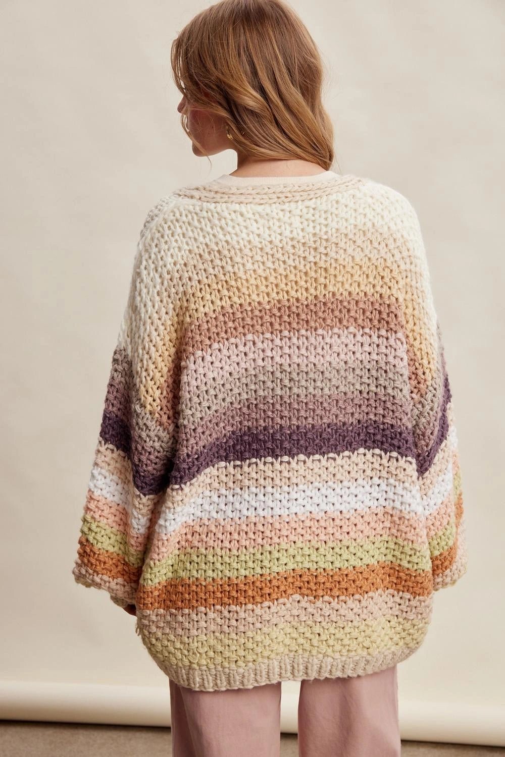 Viv Rainbow Hand-Crochet Cardigan - Westly