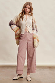 Viv Rainbow Hand-Crochet Cardigan - Westly