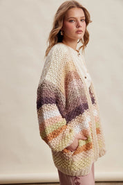 Viv Rainbow Hand-Crochet Cardigan - Westly