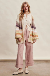Viv Rainbow Hand-Crochet Cardigan - Westly