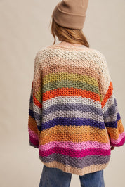 Viv Rainbow Hand - Crochet Cardigan [PRE - ORDER 5/10] - Westly