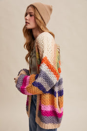 Viv Rainbow Hand - Crochet Cardigan [PRE - ORDER 5/10] - Westly