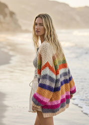 Viv Rainbow Hand - Crochet Cardigan [PRE - ORDER 5/10] - Westly
