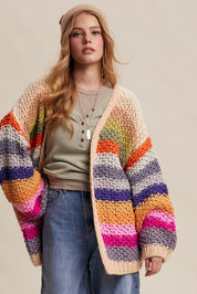 Viv Rainbow Hand - Crochet Cardigan [PRE - ORDER 5/10] - Westly