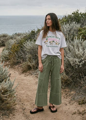 Walking By Faith Oversized Graphic Tee - Westly
