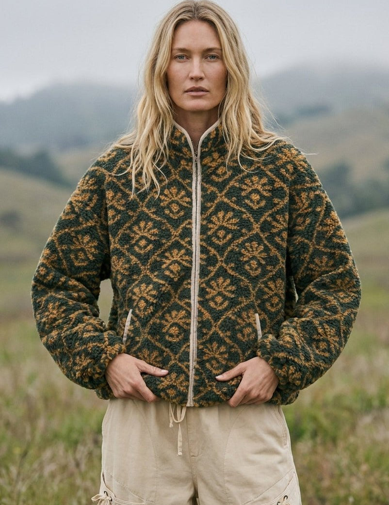 Warm Regards Zip-Up Sherpa - Westly