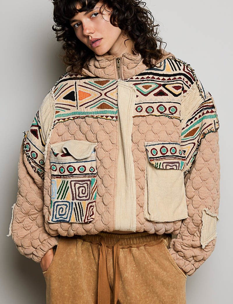 Wayfarer Jacquard Patchwork Jacket - Westly