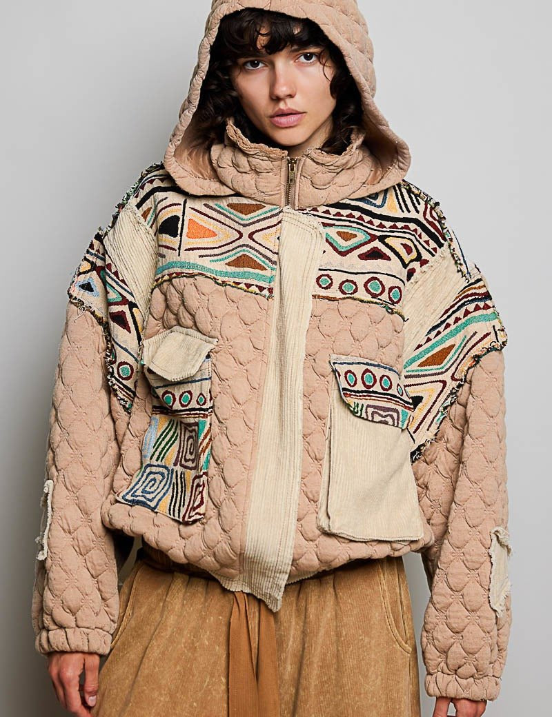 Wayfarer Jacquard Patchwork Jacket - Westly