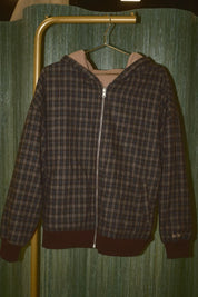 Wayfarer Reversible Zip Hoodie in Taupe - product photo 10