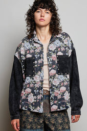 Wayward Mixed Print Shacket - Westly