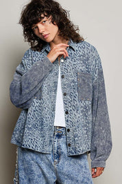 Wayward Mixed Print Shacket - Westly