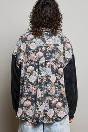 Wayward Mixed Print Shacket - Westly