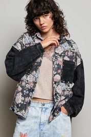Wayward Mixed Print Shacket - Westly