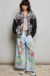 Wayward Mixed Print Shacket - Westly