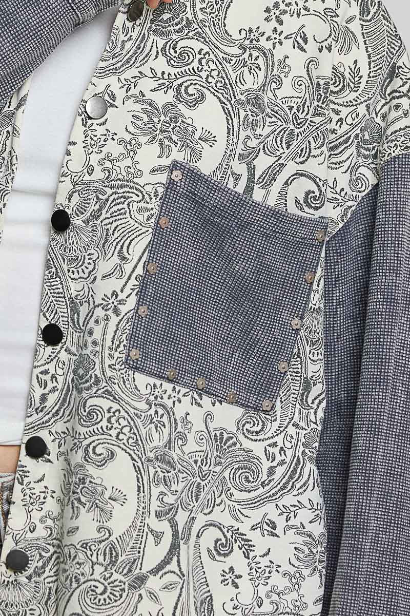Wayward Mixed Print Shacket - Westly