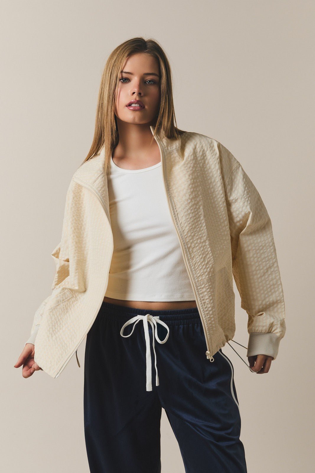 Weather Report Contrast Zip Jacket - Westly