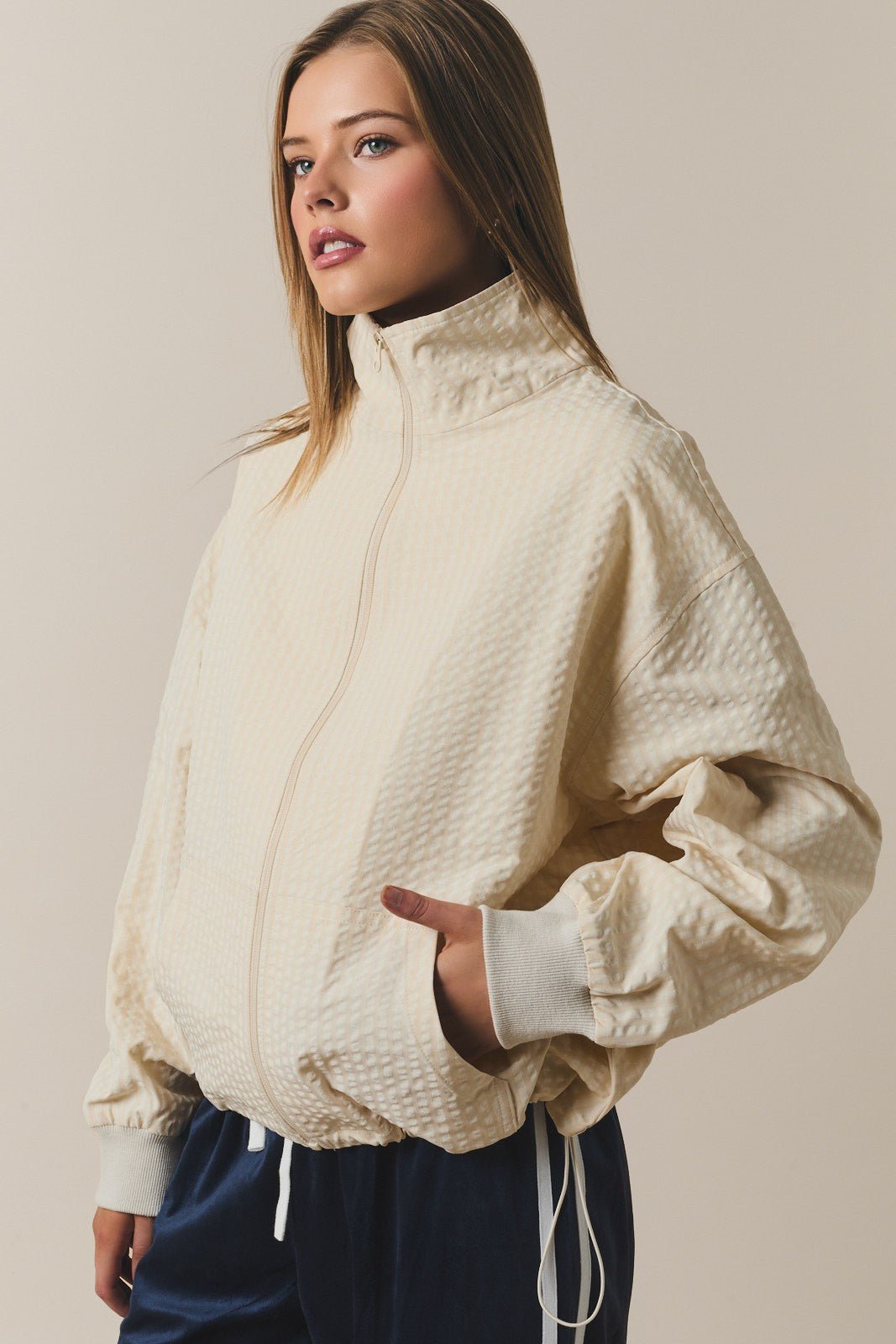 Weather Report Contrast Zip Jacket - Westly