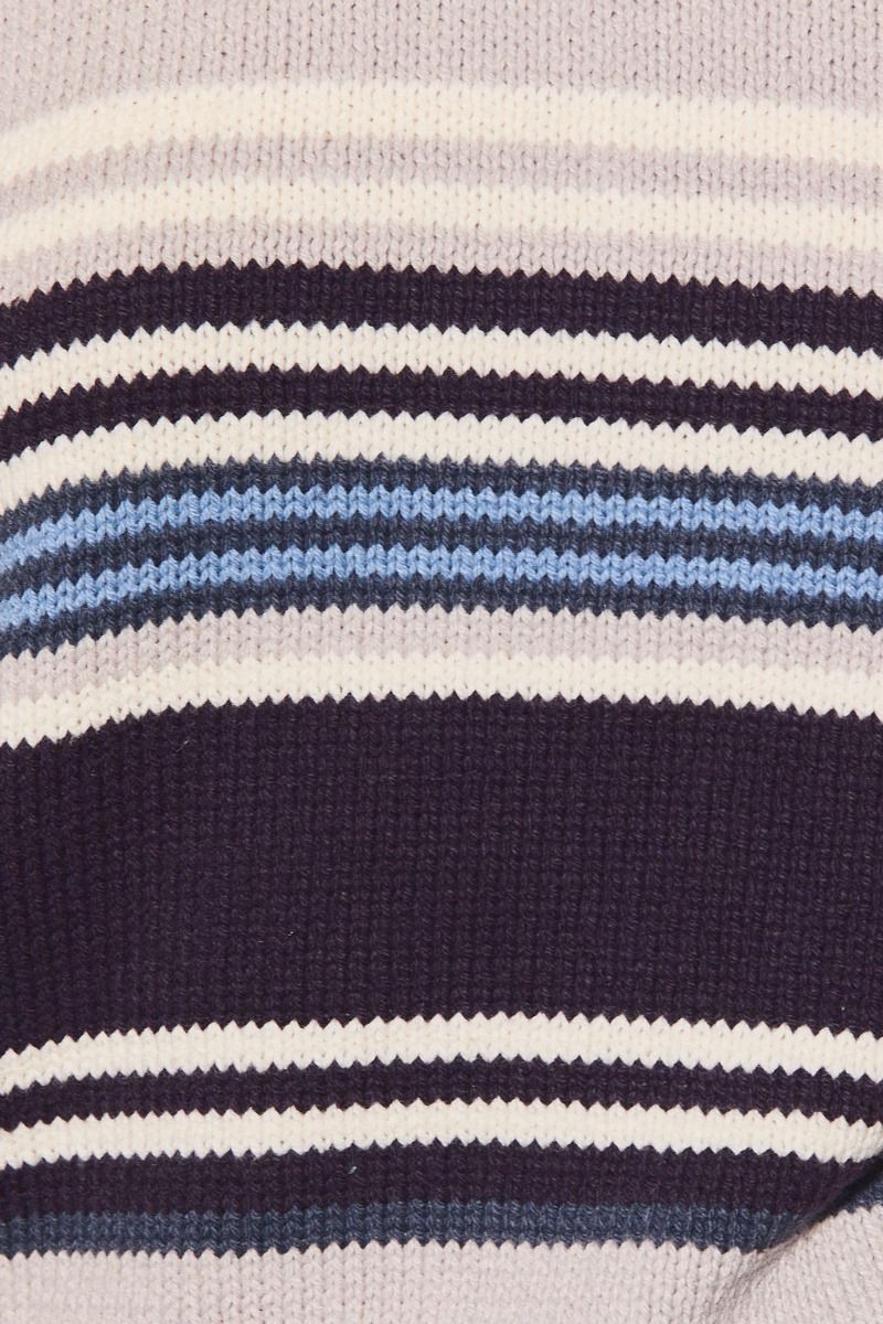 Weekend Retreat Striped Knit Lounge Set in Navy Multi Stripe - product photo 30