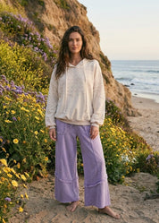 Weekend Ritual Self Fray Washed Terry Pants - Westly