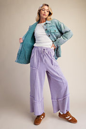 Weekend Ritual Self Fray Washed Terry Pants - Westly