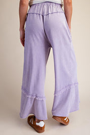 Weekend Ritual Self Fray Washed Terry Pants - Westly