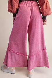 Weekend Ritual Self Fray Washed Terry Pants - Westly