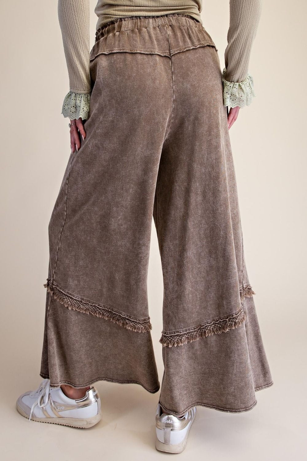 Weekend Ritual Self Fray Washed Terry Pants - Westly