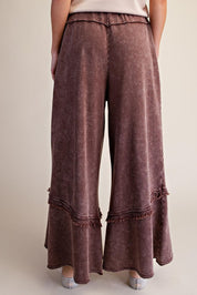 Weekend Ritual Self Fray Washed Terry Pants - Westly